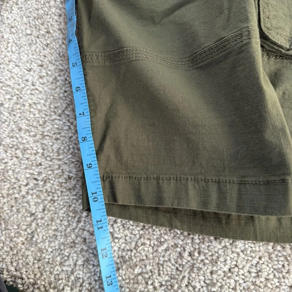 Bass Creek Outfitters Cargo Shorts Mens 40 Green Stretch Outdoor Casual Summer